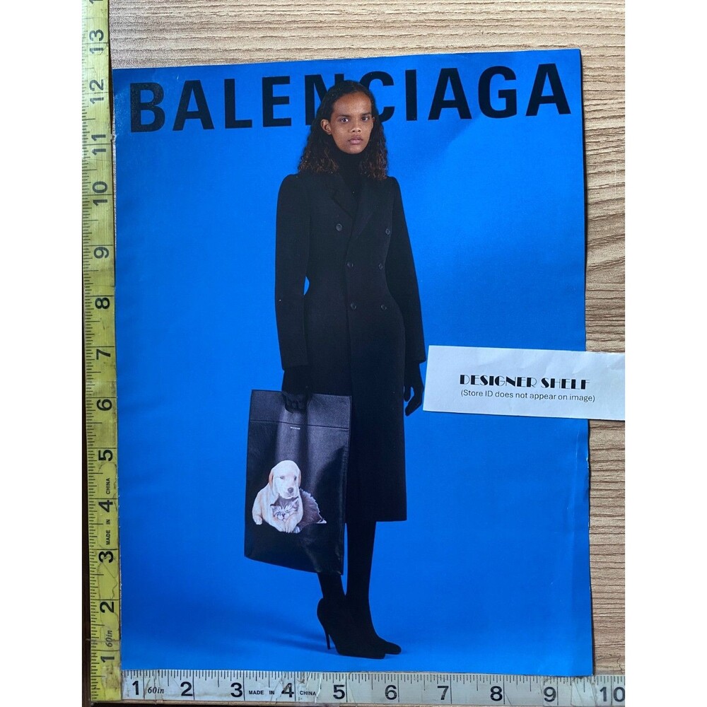 Eliza Douglas For Balenciaga Fashions 2018 Campaign Paper Print Advertisement